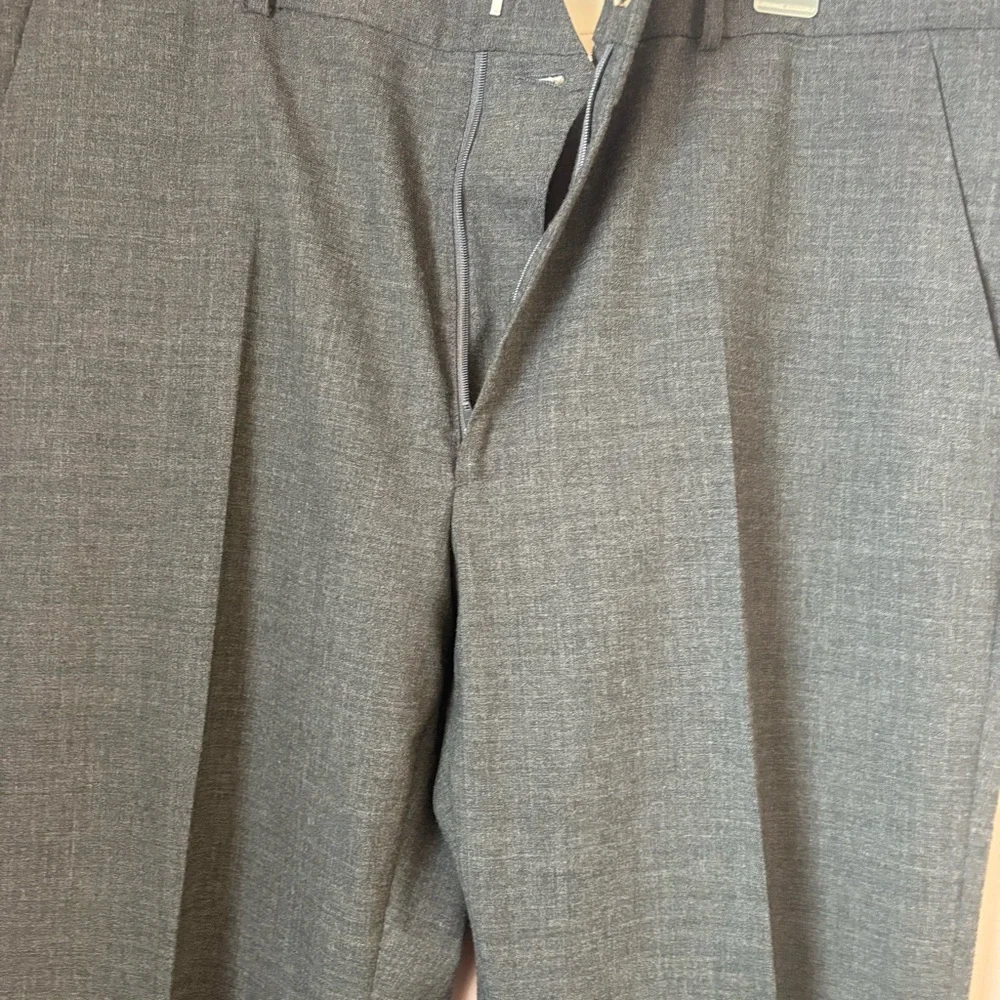 Towncraft 100% Wool Gray Dress Pants